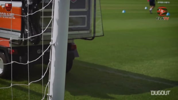 Flamengo's last training session before face Bahia